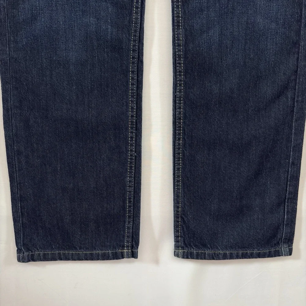 Levi's 505 Jeans Mens  Blue Dark Wash Regular Fit Straight Leg 29x29  NwT‎